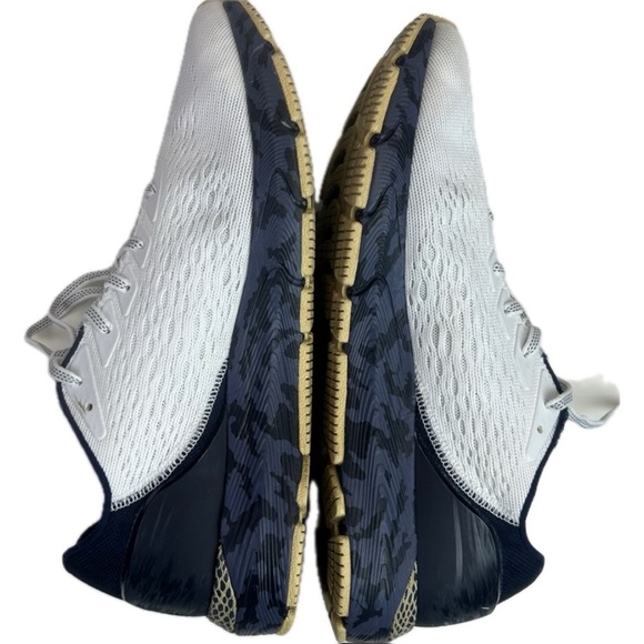 Men\'s Under Armour White Navy Midshipmen HOVR Sonic 3 Running Shoe main image 4